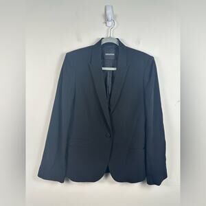 Zadig & Voltaire Elegant Deluxe Black Blazer Size 38 Snap Sleeve